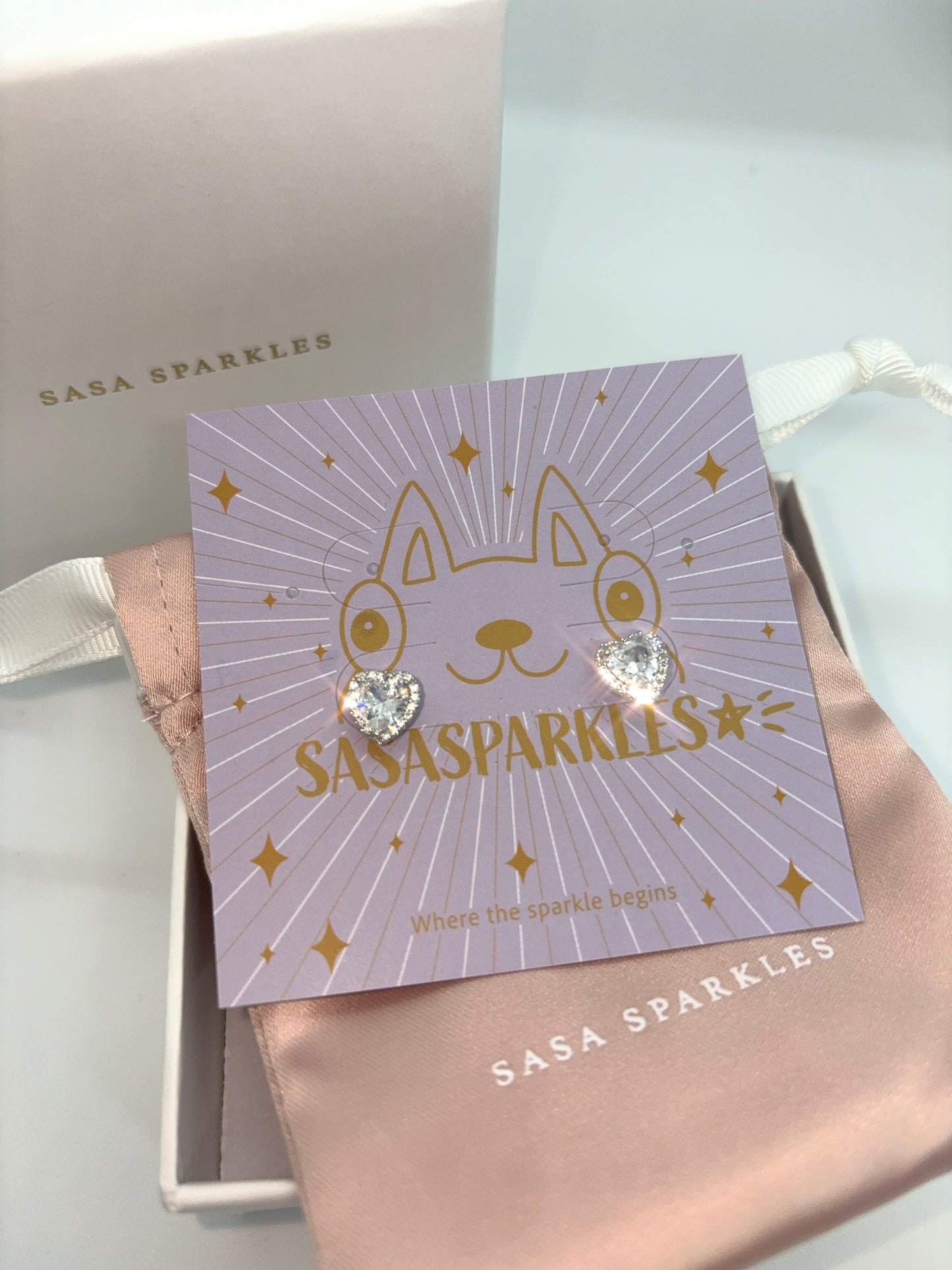 Little Hearts Stud Earrings 小愛心耳環
