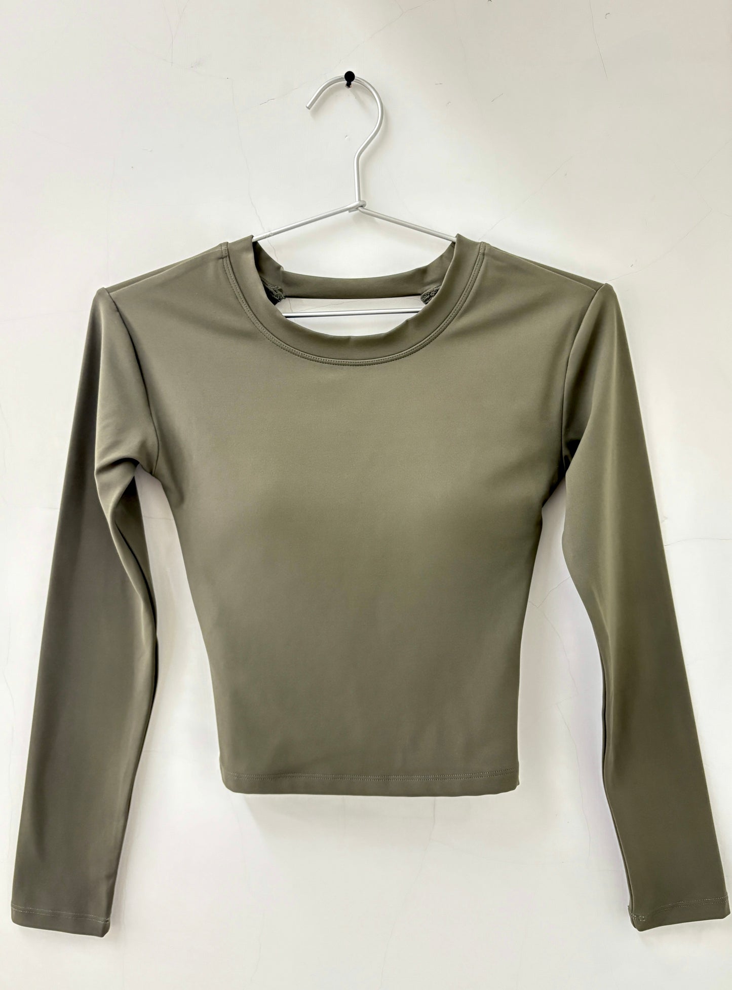 Backless Long-Sleeve Top