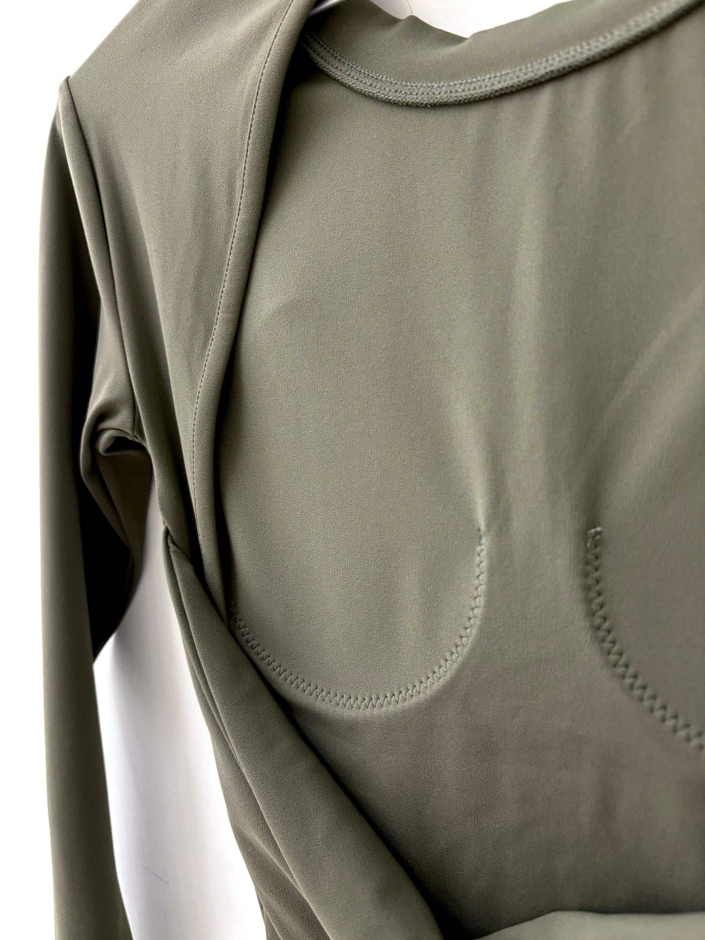 Backless Long-Sleeve Top
