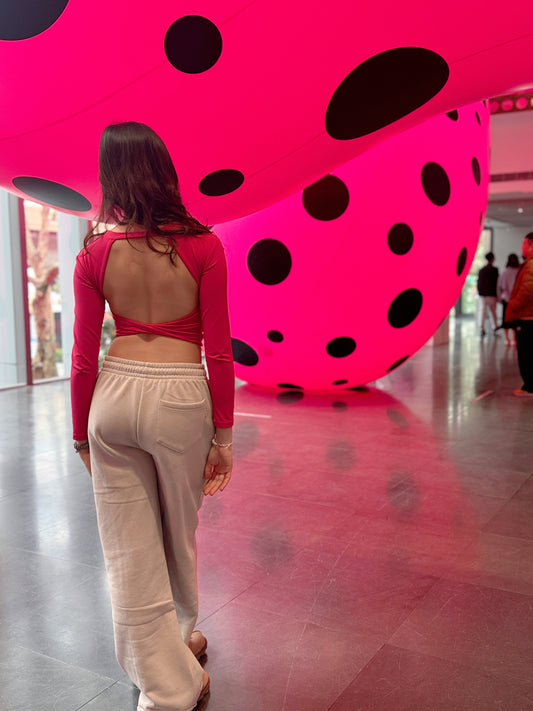 Backless Long-Sleeve Top