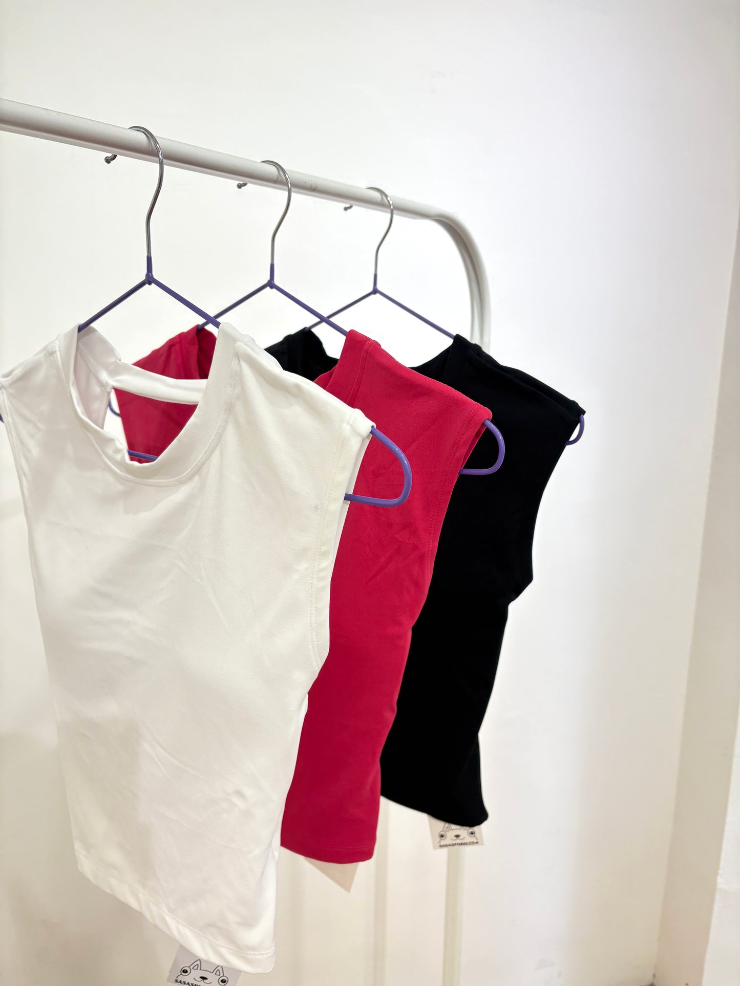Backless Short-Sleeve Top