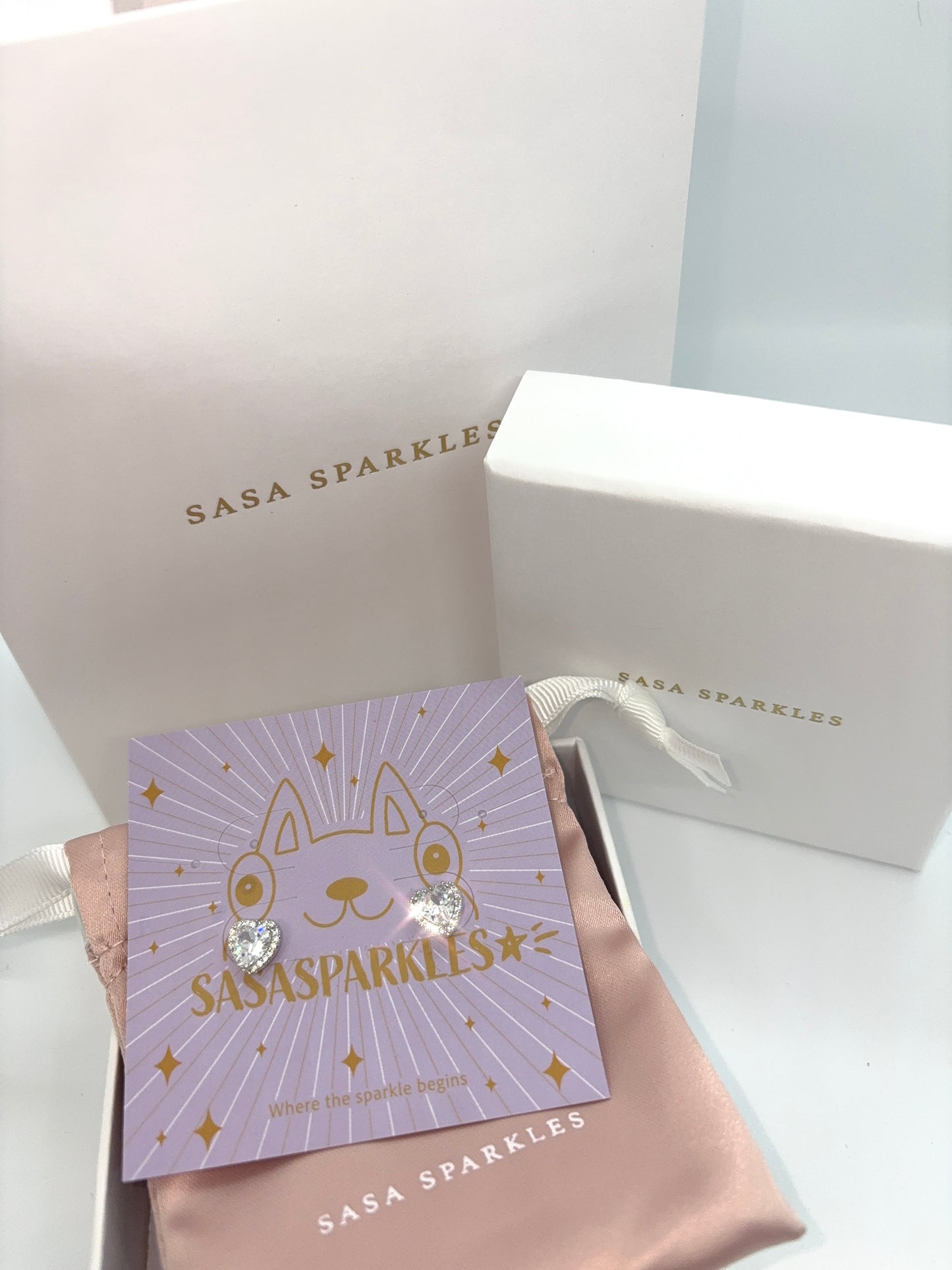 Little Hearts Stud Earrings 小愛心耳環