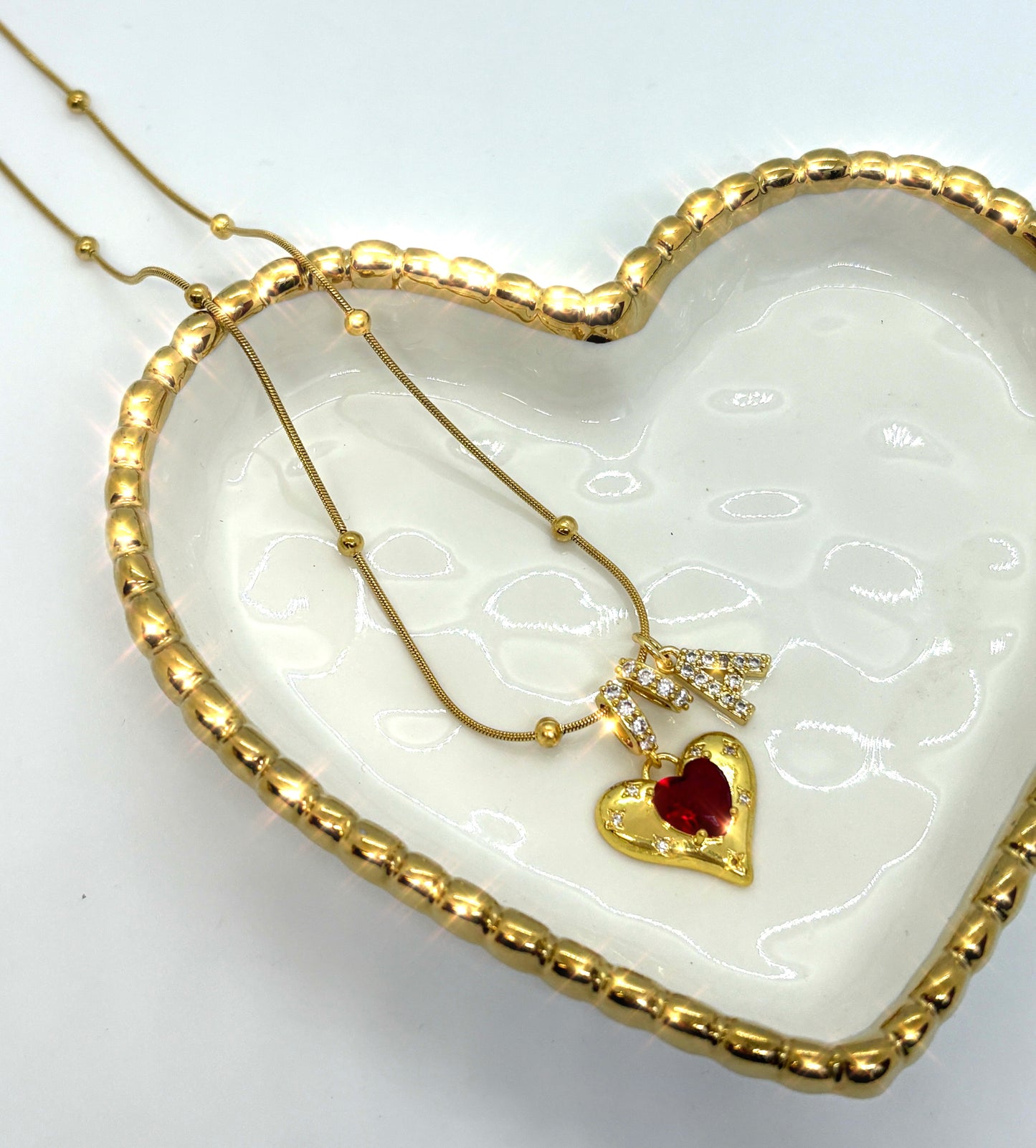 Honey Heart Necklace-A