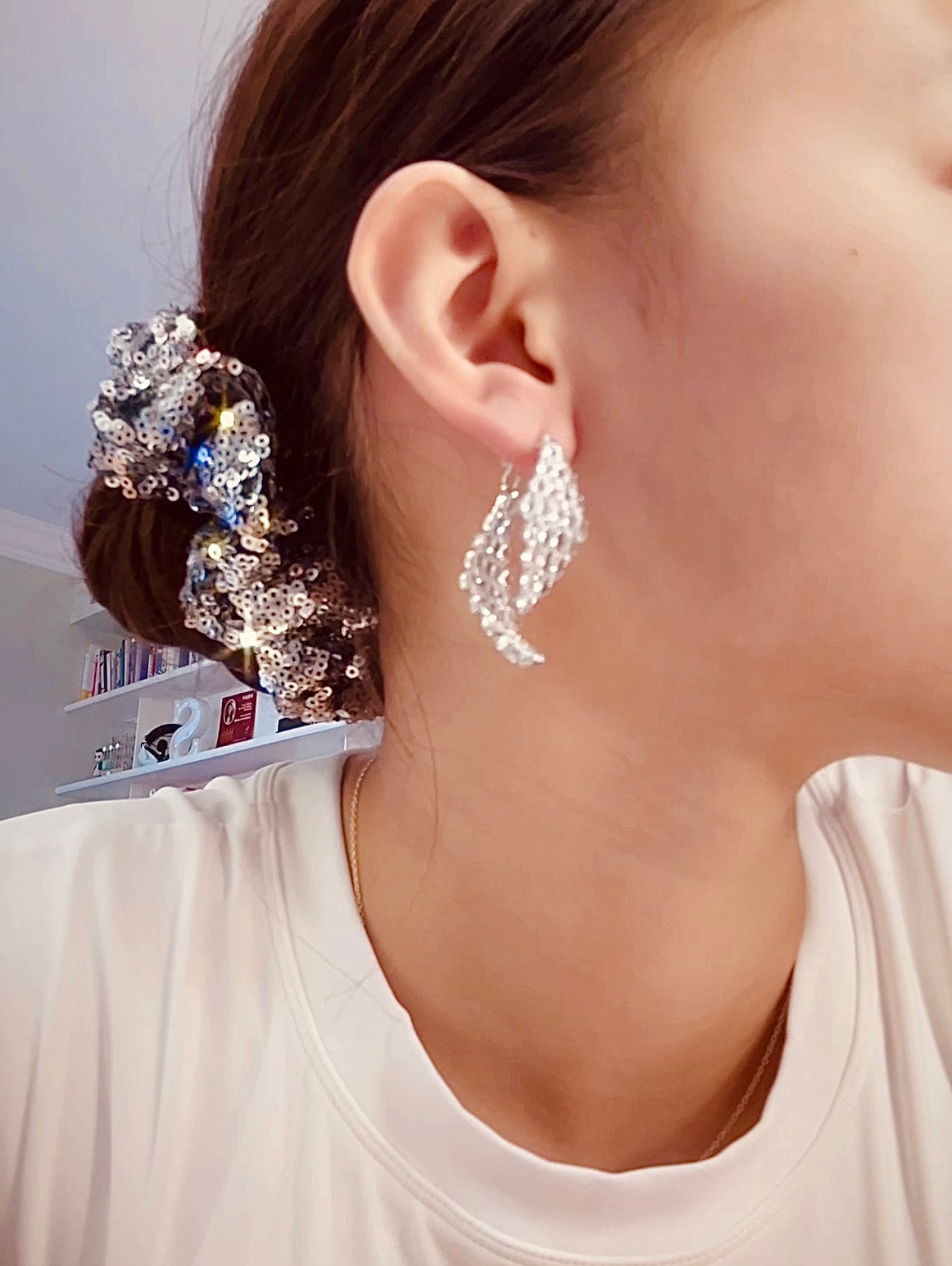 Sparkle Rhombus Earrings 閃閃菱形耳環