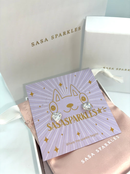 Little Hearts Stud Earrings 小愛心耳環