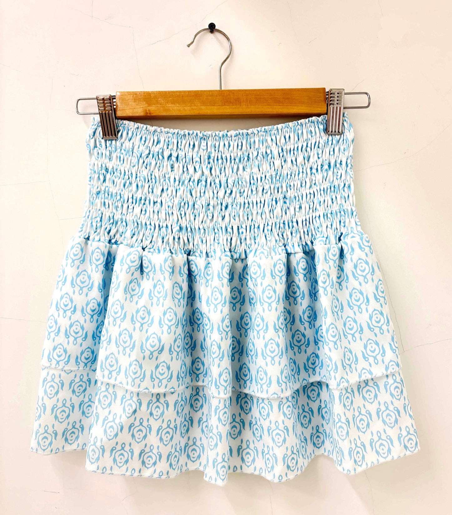 Patterned Short Skirt