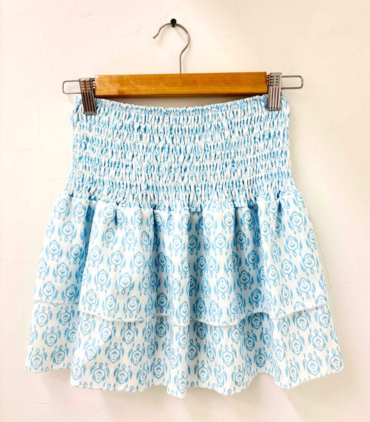 Patterned Short Skirt