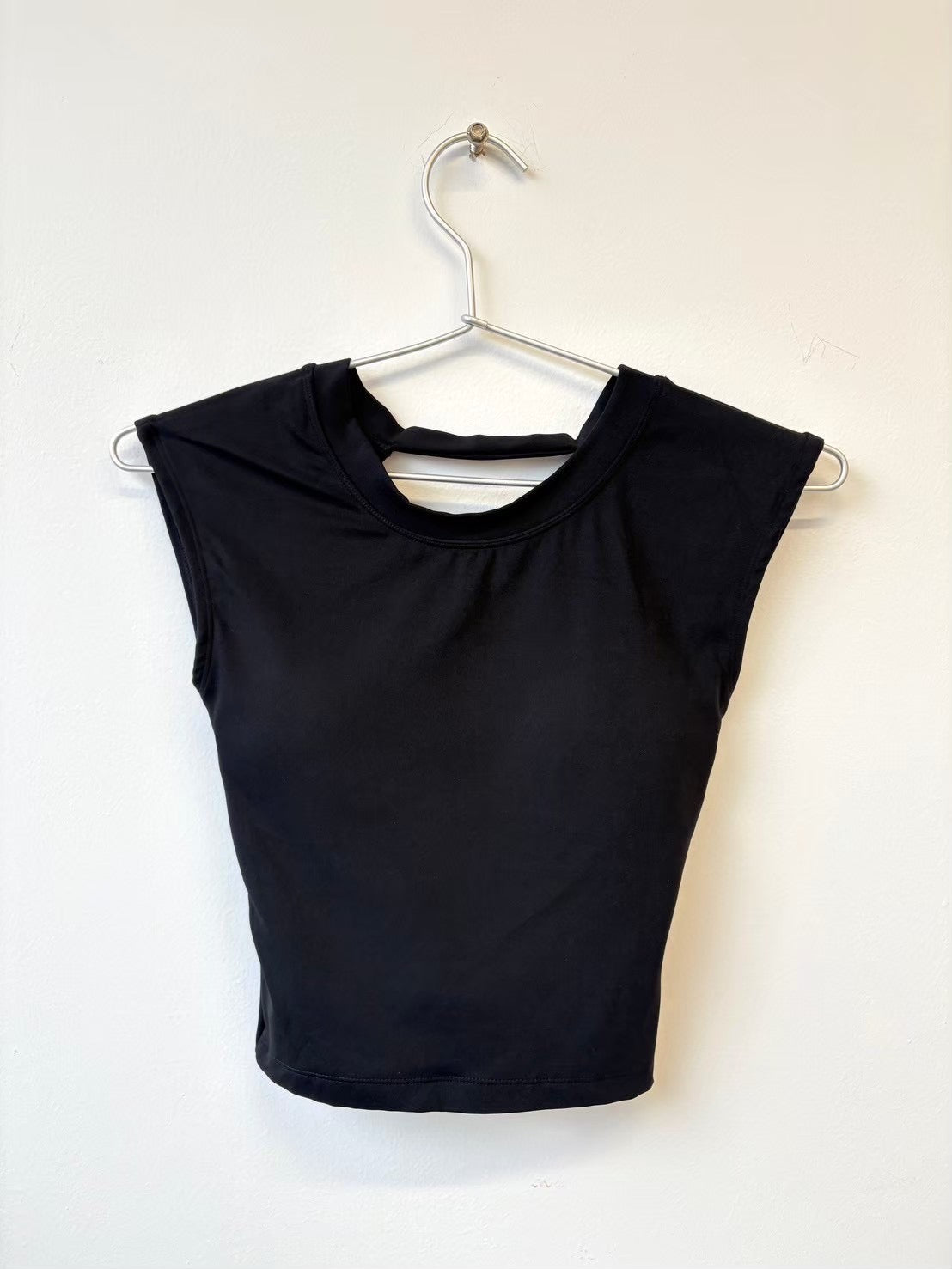 Backless Short-Sleeve Top