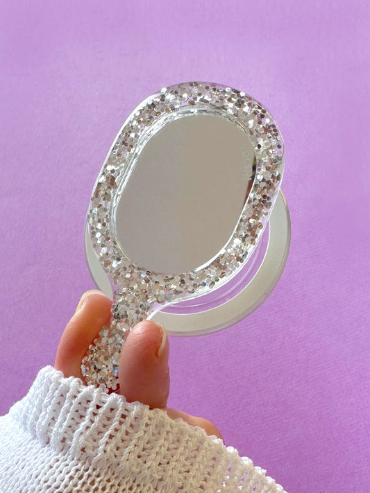 “Mirror Mirror on the Phone" Sparkly MagSafe Magnetic Phone Grip 魔鏡手機磁吸支架